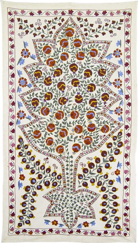Amazing Antique Design Handmade Suzani Textile From Uzbekistan Etsy Tekstiler