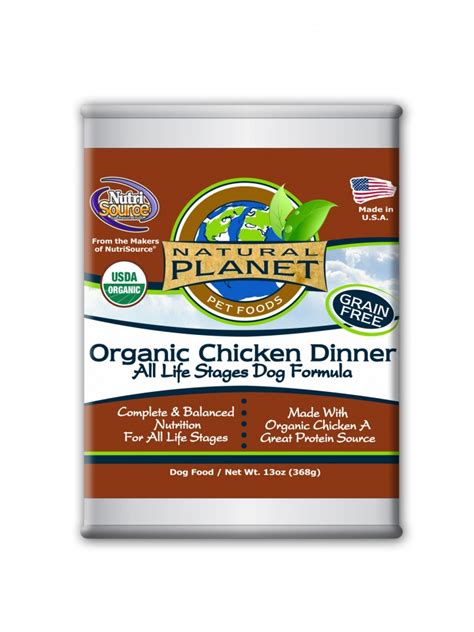 One of the most important steps in figuring out the best dog food is through the ingredient list — but it doesn't always give you the whole picture. Natural Planet Organic Chicken Dinner Grain Free Canned ...