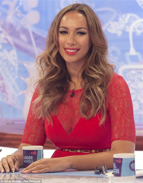 Leona Lewis Shows Off Her Lady In Red Look In A Figure Hugging Dress As She Performs On Loose