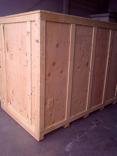 Shipping Wood Crates Custom Made Heat Treated Wooden Crates