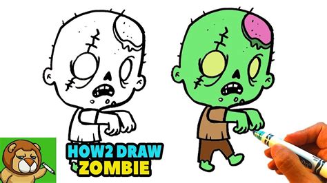 How To Draw The Cutest Zombie Chibi Art In 2021 Easy Pictures To