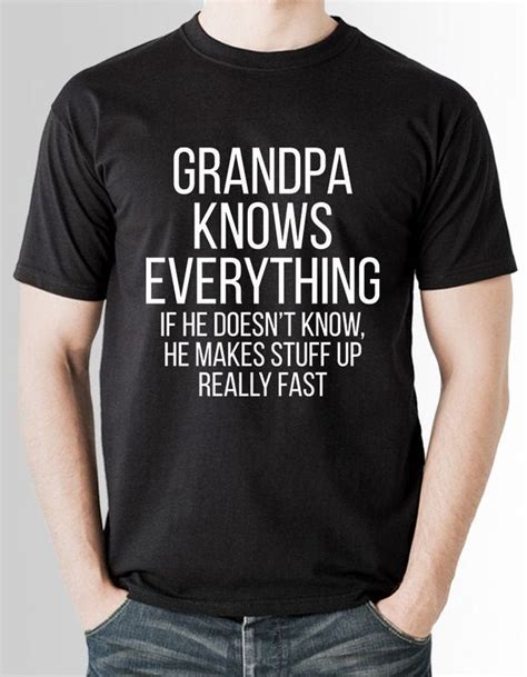 Funny Grandpa Shirt Grandparent T Grandpa T Birthday Etsy