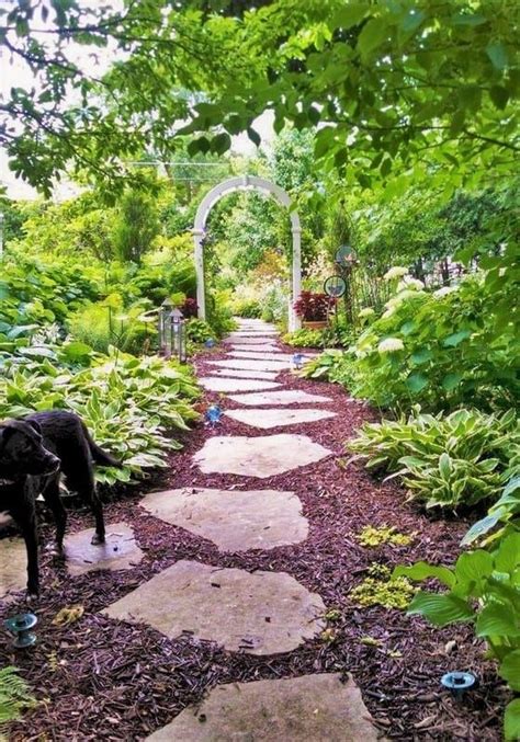 How To Make Rustic Garden Paths In Your Yard Yard Surfer Pathway