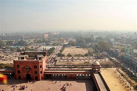 Aerial View Of Red Fort Delhi Delhi Travel Aerial View Red Fort
