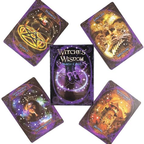 Witches Wisdom Oracle Cards Prophecy Tarot Deck With Pdf Guidebook