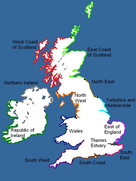 United kingdom is one of nearly 200 countries illustrated on our blue ocean laminated map of the world. UK Fishing Marks | Britishseafishing.co.uk