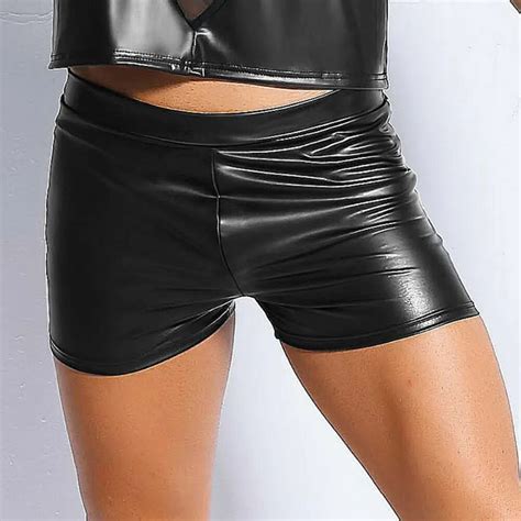 sexy lingerie europe sexy pvc rubber latex mens pants erotic gay shorts fetish x67342 in pants