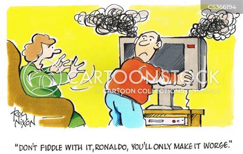 Broken Tv Cartoons And Comics Funny Pictures From Cartoonstock