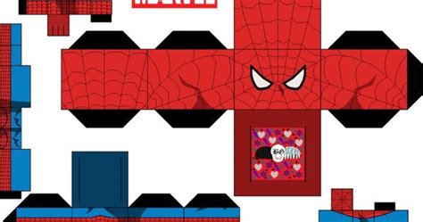 Cubee Spiderman Spiderman Printables Pinterest Spiderman Paper