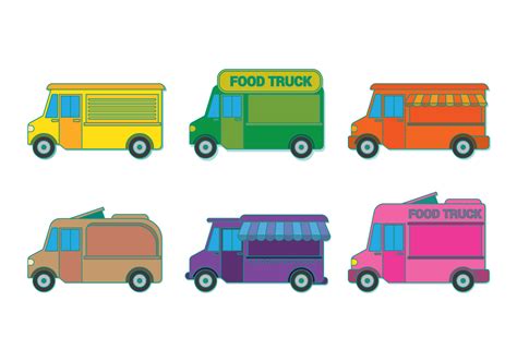 Over 12,720 food truck pictures to choose from, with no signup needed. Food Truck Vector - Download Free Vectors, Clipart ...