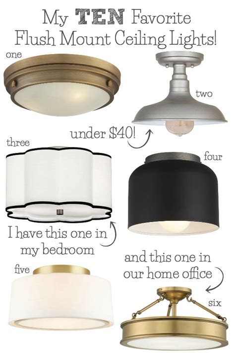 There is very little space between the two and establishes a more direct connection with the electrical input. Flush Mount Lighting - My 10 Favorites! | Driven by Decor