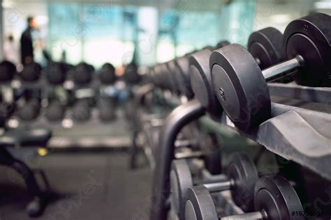 Dumbbells In A Gym Stock Photo 1971550 Crushpixel