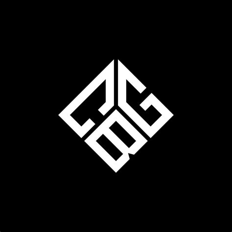 Cbg Letter Logo Design On Black Background Cbg Creative Initials