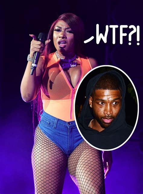 Megan, have mercy on our joints and limbs! Megan Thee Stallion Speaks Out After Fans Suggest She's Dating TRISTAN THOMPSON?! - Perez Hilton