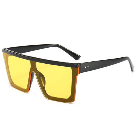 mincl new oversized square sunglasses women men fashion big sun glasses unisex eyewear female