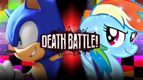 Sonic Vs Rainbow Dash Sega Vs My Little Pony Death Battle Fan