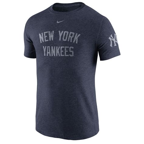 Mens New York Yankees Nike Navy Dna Tri Blend T Shirt