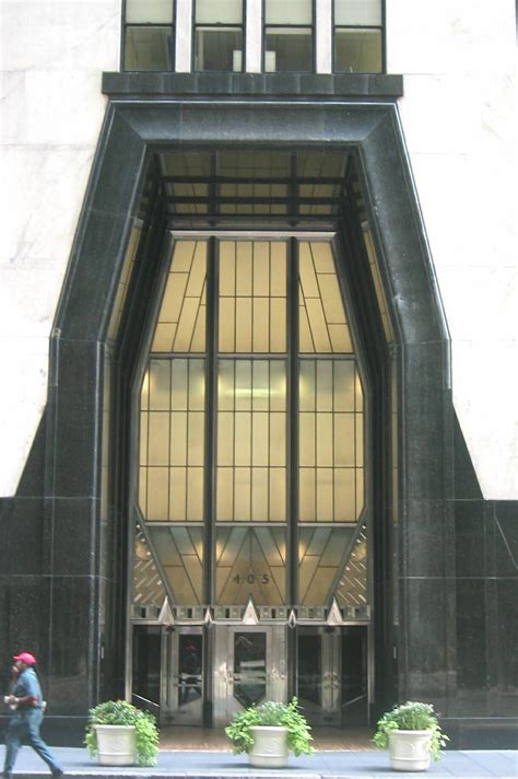 Chrysler Building Entrance Art Deco Architecture Art Deco