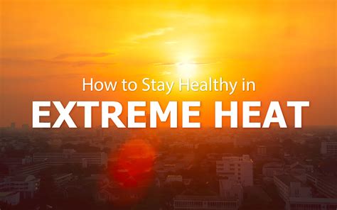 How To Stay Healthy In Extreme Heat Heartland Pharmacy