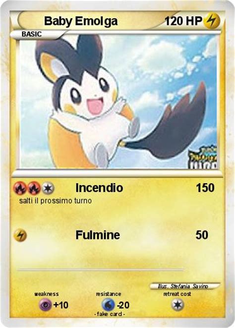 Pokémon Baby Emolga 1 1 Incendio My Pokemon Card