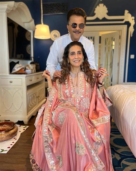 Anil Kapoor and Sunita Kapoor in elegant ethnics set wedding guest