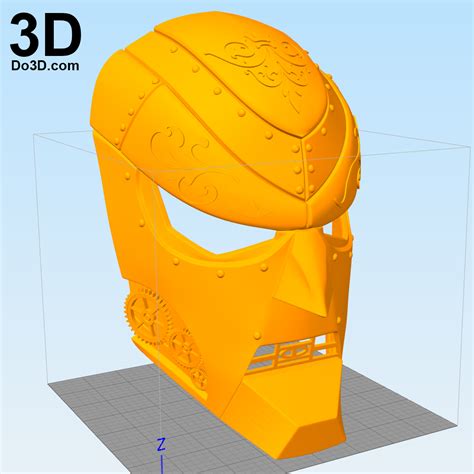 3d Printable Model Doctor Doom Mask Victor Von Doom Concept Print