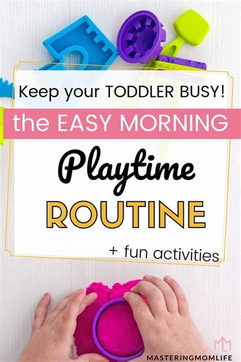 How To Keep Your Toddler Busy The Best Toddler Morning Activities