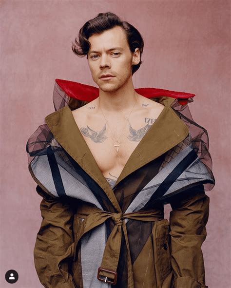 look harry styles makes history in first vogue cover