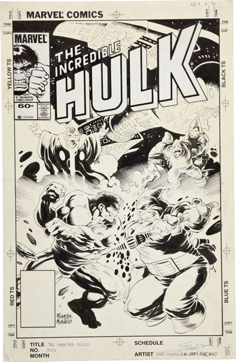 The Cover To The Incredible Hulk 304 By Mike Mike Mignola Art