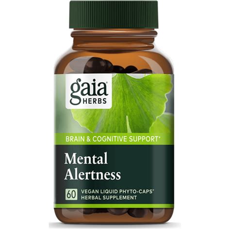 Gaia Herbs Mental Alertness 60 Liq Vegcap - Swanson Health ...