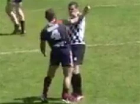 French Rugby League Referee Knocked Out Cold After A Vicious Punch From A Player Hed Sent Off