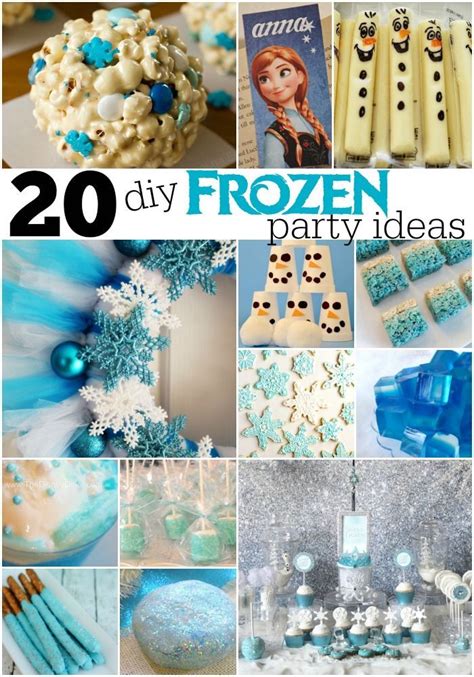 Create Your Own Winter Wonderland With These 20 Diy Frozen Party Ideas Frozen Bday Party