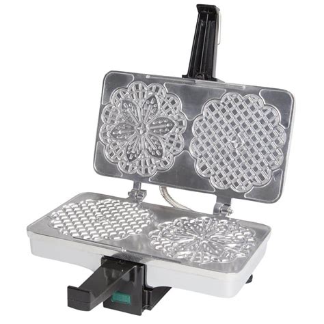 Cucinapro 2 Waffle Stainless Steel Pizzelle Waffle Maker 220 05p The