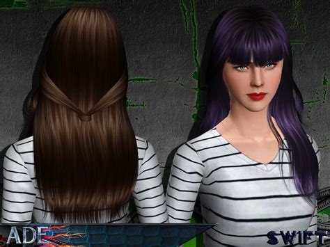 01 A Swift Hairstyle By Ade Darma By The Sims Resource Sims 3 Hairs