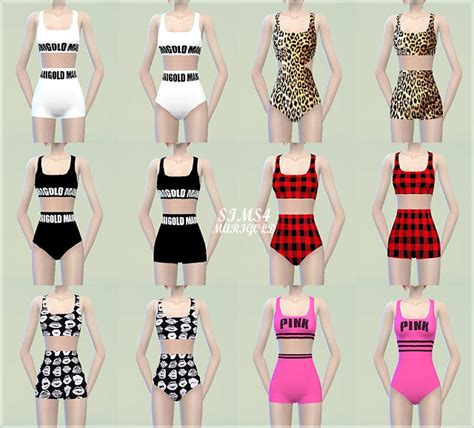 Sporty Swimsuit At Marigold Sims 4 Updates