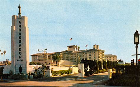 Color Photo Of The Ambassador Hotel On Wilshire Blvd Los Angeles