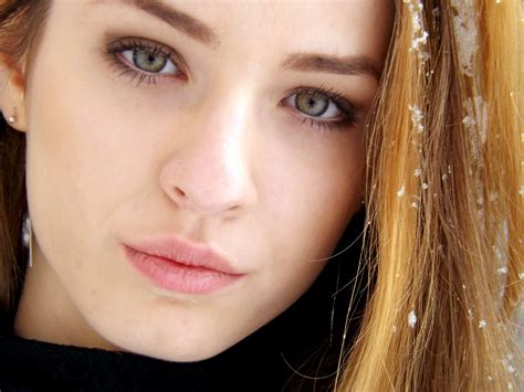 Free Images Snow Winter Girl Model Blonde Lip Hairstyle