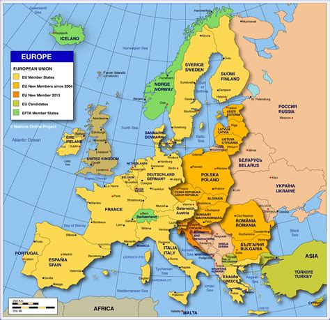 Map Of Europe With Countries Voyage Carte Plan