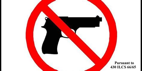 Illinois State Police Release Official Gun Ban Sign Before Concealed