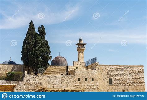 Jerusalem Israel April 2 2018 Architecture Of The Old City Stock