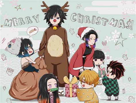 Demon Slayer Wallpaper Christmas Devianartsite