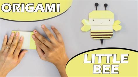 How To Make A Paper Little Bee Learn Easy Origami Little Bee Diy