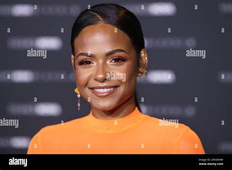 Hollywood Los Angeles Ca Usa May 08 Christina Milian Arrives At The Fashion Nova X Cardi B