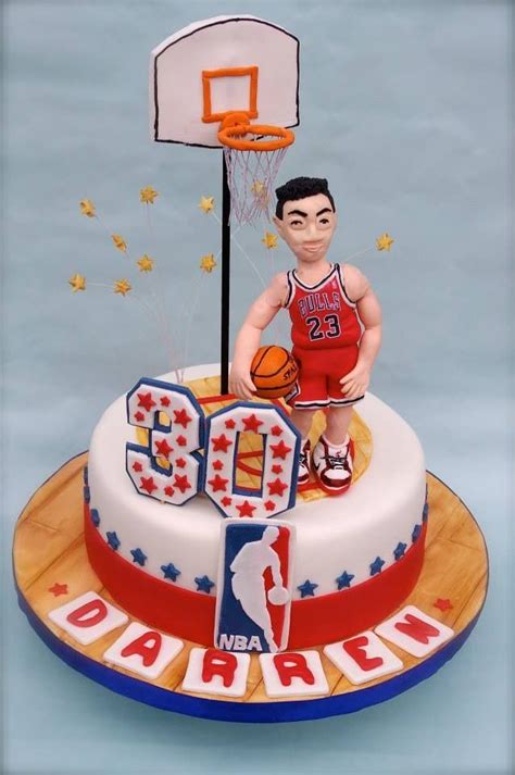 Custom Figure Basketball Cake Sports Themed Cakes Basketball Cake Fondant Cakes