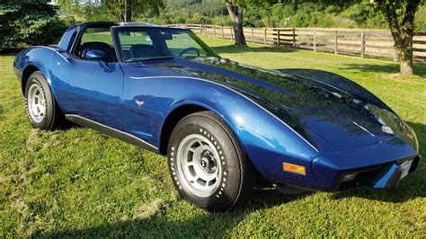 Dark Blue 1978 Chevrolet Corvette