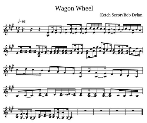 Wagon Wheel Violin Sheet Music Theresemallegni