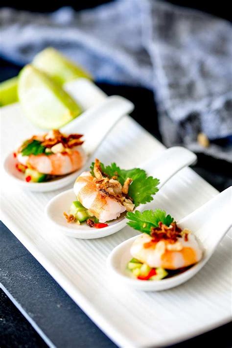 Everyone Loves A Thai Shrimp Salad And These Little Spoons Make A Great