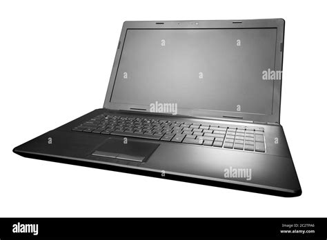 Modern Laptop Isolated On White Background Stock Photo Alamy