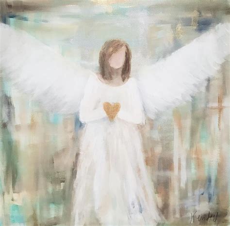 Angel Of Peace Painting By Kendell Kuehn Pixels