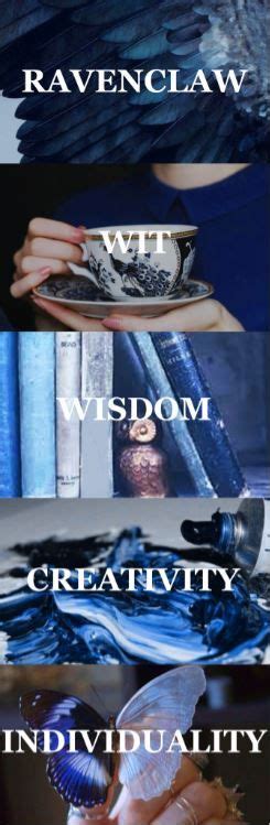 Ravenclaw Traits Ravenclaw Aesthetics Ravenclaw Hogwarts Crest